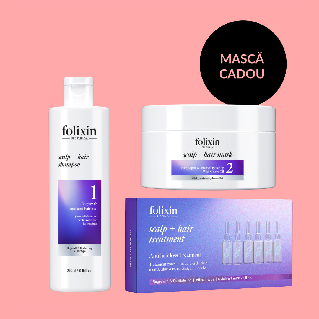Sampon + fiole + masca cadou